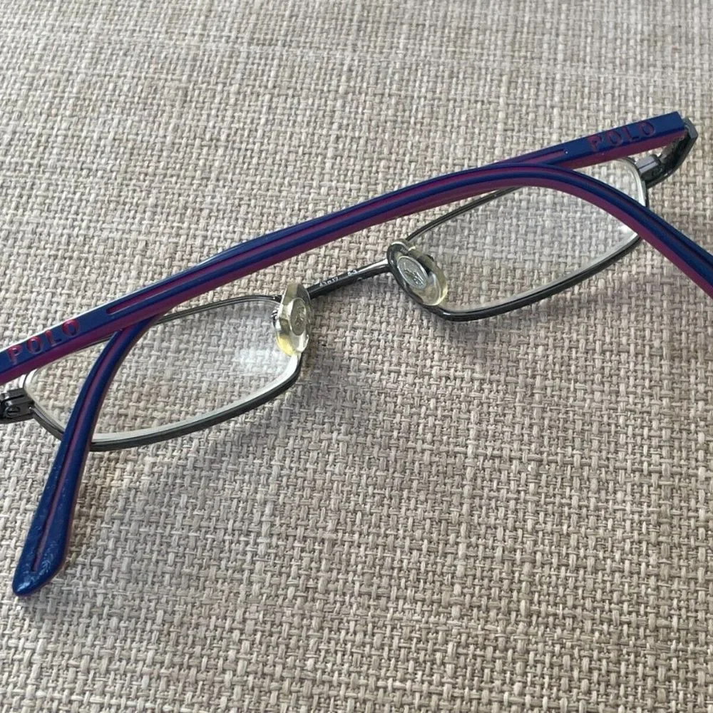 Polo Ralph Lauren Kids Eyeglasses Frame Black/Blue Tone Glasses 43[]17 130